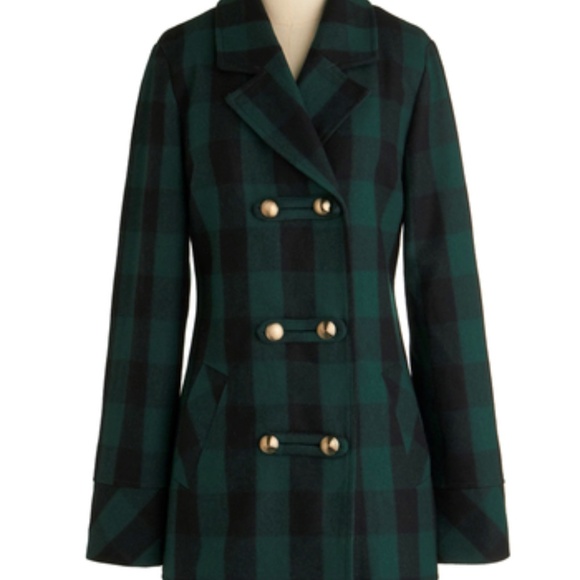 Tulle Jackets & Blazers - NWT Tulle Plaid Coat